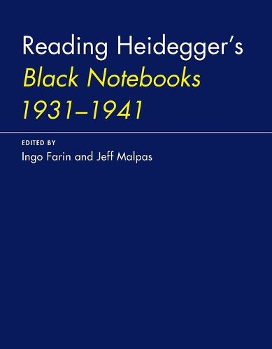 Cover image for Reading Heidegger's Black Notebooks 1931-1941