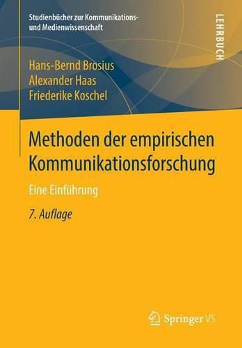 Cover image for Methoden der empirischen Kommunikationsforschung: Eine Einfuhrung