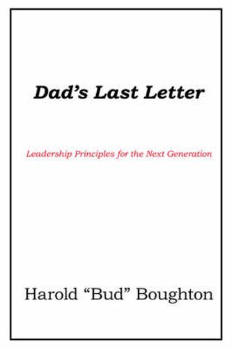 Cover image for Dad's Last Letter