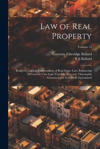 Cover image for Law of Real Property