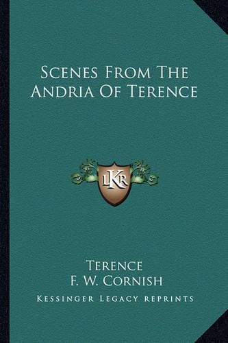 Cover image for Scenes from the Andria of Terence