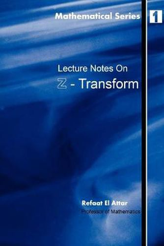 Cover image for Lecture Notes on Z-Transform