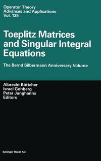 Cover image for Toeplitz Matrices and Singular Integral Equations