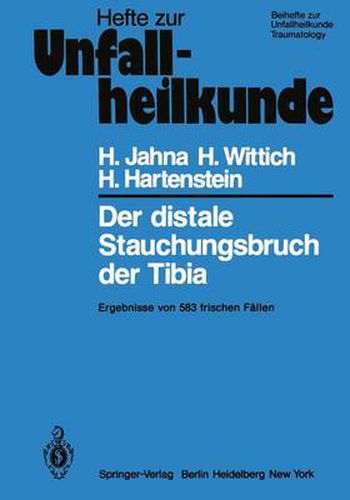 Cover image for Der Distale Stauchungsbruch der Tibia