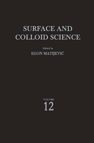 Cover image for Surface and Colloid Science