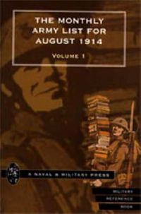 Cover image for Monthly Army List for August 1914