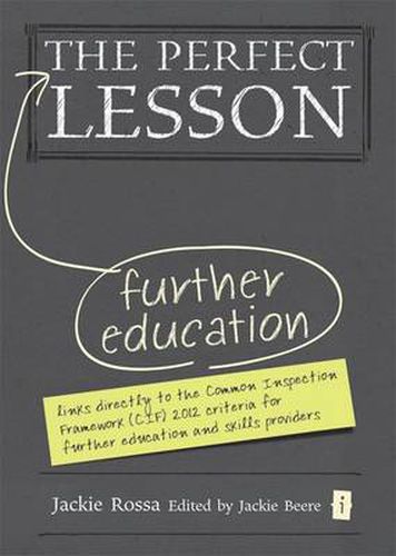 Cover image for The Perfect Further Education Lesson