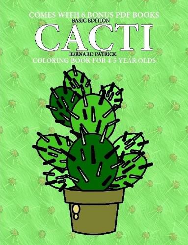 Cover image for Coloring Book for 4-5 Year Olds (Cacti)