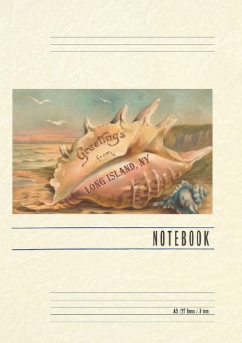 Cover image for Vintage Lined Notebook Greetings from Long Island, New York