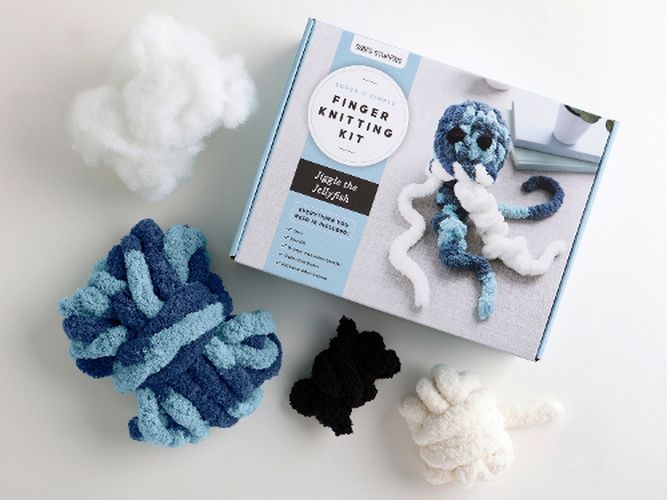 Cover image for Super Simple Finger Knitting Kit Jiggle the Jellyfish