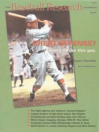 Cover image for The Baseball Research Journal (BRJ), Volume 28