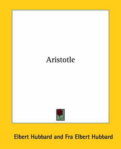 Cover image for Aristotle
