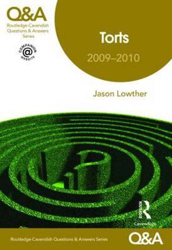 Cover image for Q&A Torts 2009-2010 8/e