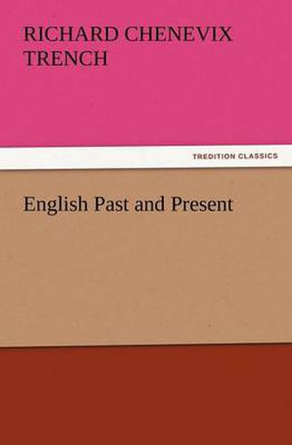 Cover image for English Past and Present