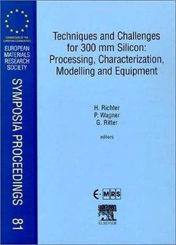 Cover image for Techniques and Challenges for 300 mm Silicon: Processing, Characterization, Modelling and Equipment