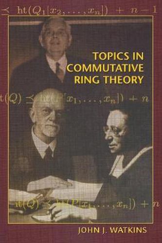 Cover image for Topics in Commutative Ring Theory