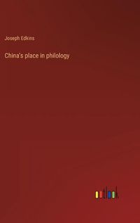 Cover image for China's place in philology