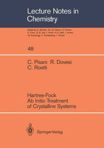 Cover image for Hartree-Fock Ab Initio Treatment of Crystalline Systems