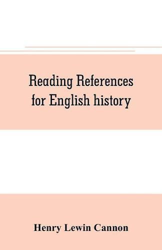 Cover image for Reading references for English history