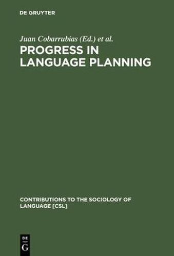 Cover image for Progress in Language Planning: International Perspectives