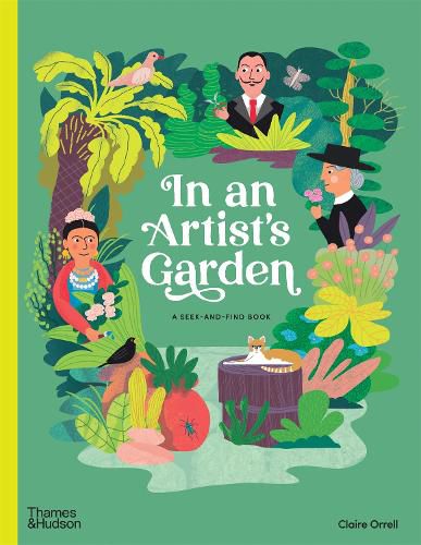 Cover image for In an Artist's Garden: A Seek-and-Find Book