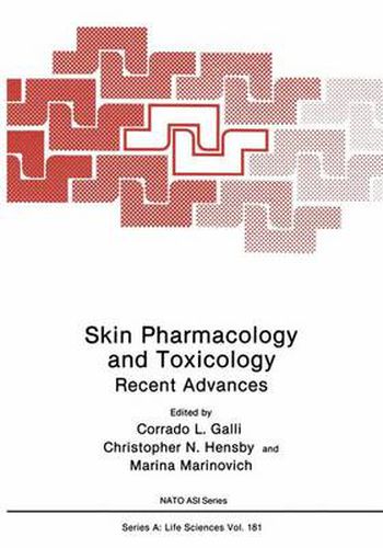 Cover image for Skin Pharmacology and Toxicology: Recent Advances