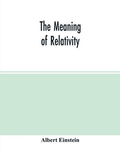 Cover image for The meaning of relativity