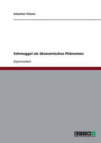 Cover image for Schmuggel als oekonomisches Phanomen