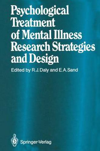 Cover image for Psychological Treatment of Mental Illness: Research Strategies and Design