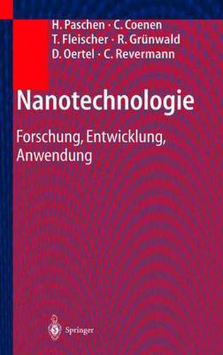 Cover image for Nanotechnologie: Forschung, Entwicklung, Anwendung