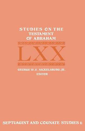 Cover image for Studies on the Testament of Abraham