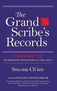 Cover image for The Grand Scribe's Records, Volume V.1: The Hereditary Houses of Pre-Han China, Part I