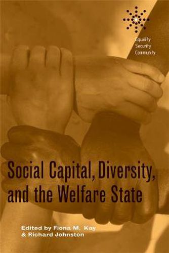 Cover image for Social Capital, Diversity, and the Welfare State