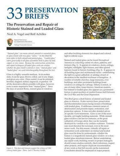 Cover image for The Preservation and Repair of Historic Stained and Leaded Glass