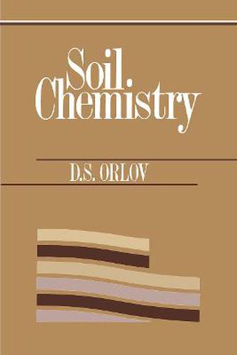 Cover image for Soil Chemistry: Russian Translation Series 92