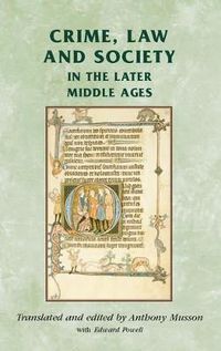 Cover image for Crime, Law and Society in the Later Middle Ages