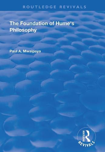 Cover image for The Foundation of Hume's Philosophy