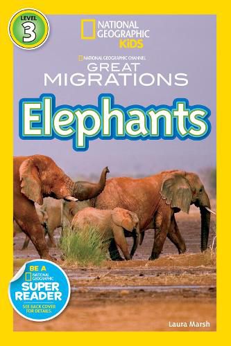 Cover image for National Geographic Readers Great Migrations: Elephants