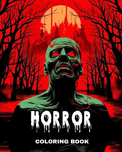 Cover image for Horror Coloring Book