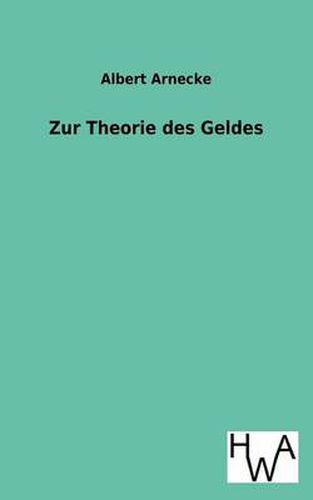 Cover image for Zur Theorie Des Geldes