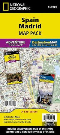 Cover image for Spain, Madrid, Map Pack Bundle: Travel Maps International Adventure/Destination Map