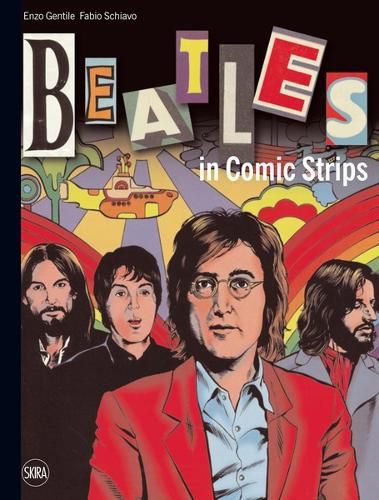 Cover image for The Beatles in Comic Strips