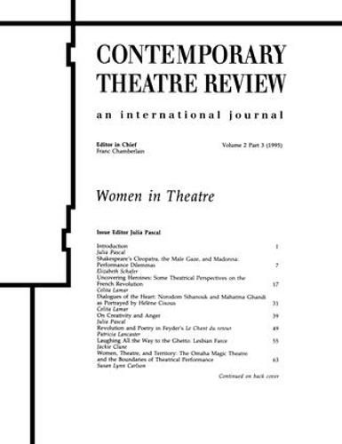 Cover image for Women in Theatre 2GBP3