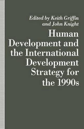 Cover image for Human Development and the International Development Strategy for the 1990s