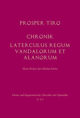 Cover image for Chronik - Laterculus Regum Vandalorum Et Alanorum