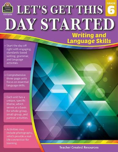 Cover image for Let's Get This Day Started: Writing and Language Skills (Gr. 6)