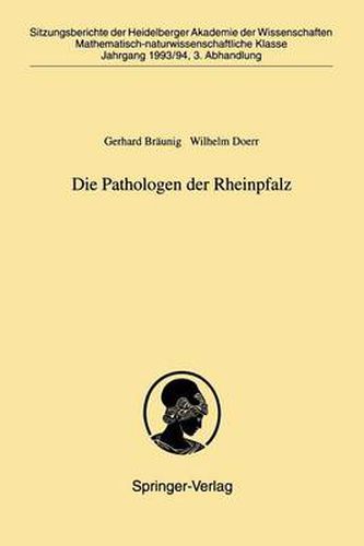 Cover image for Die Pathologen der Rheinpfalz