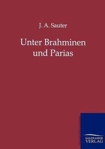 Cover image for Unter Brahminen und Parias