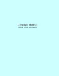 Cover image for Memorial Tributes: National Academy of Engineering