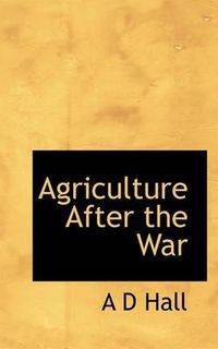 Cover image for Agriculture After the War